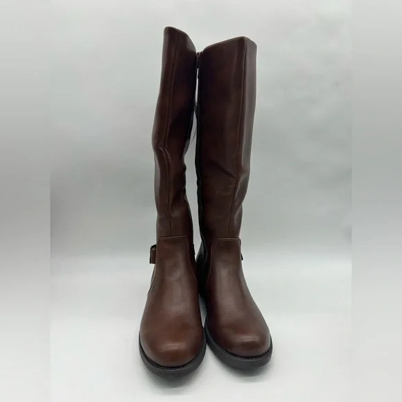 Baretraps Carmen Vegan Knee-High Riding Boots Brown Size 6.5 New With Box - Picture 5 of 9